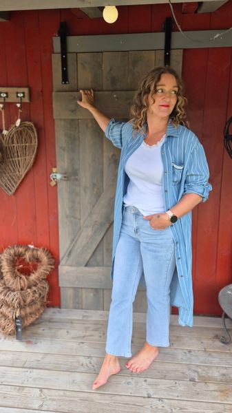Hovedbilde SAFINA Denim Kjole med ...