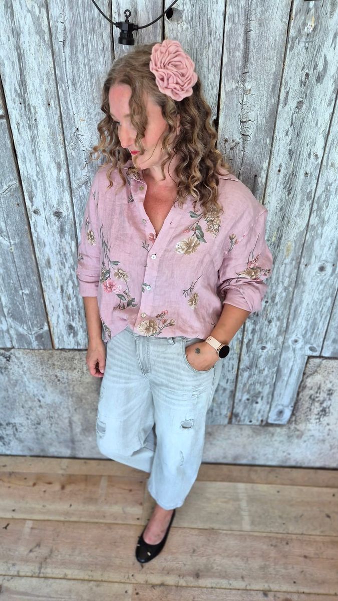 BUONGIORNO Linskjorte Rosa