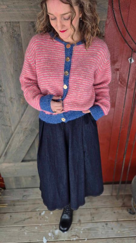 AILA Skjørt Dark Blue