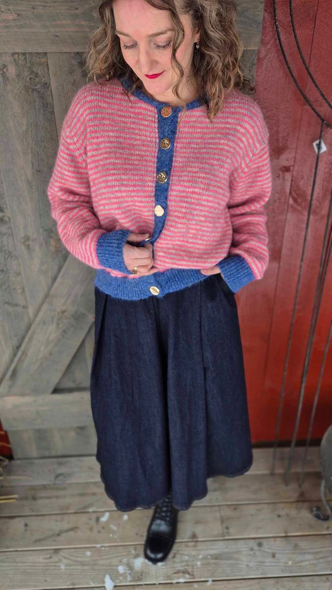 AILA Skjørt Dark Blue