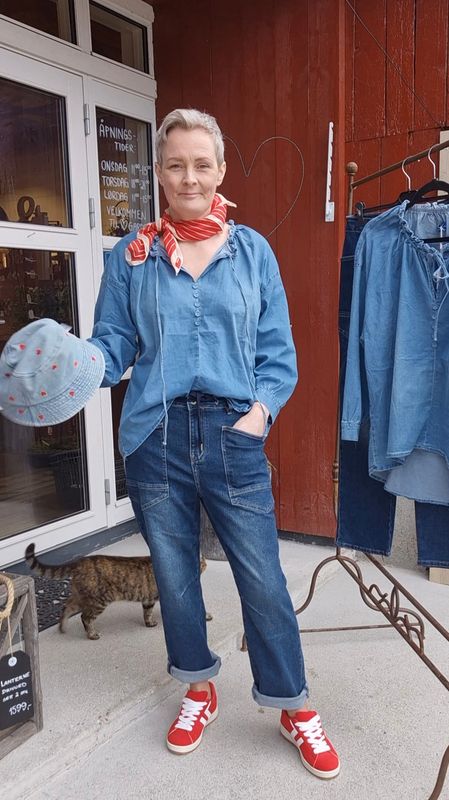 SWEET DREAM Denimskjorte Tencell