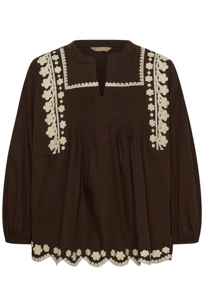 Hovedbilde VIBA Bluse Coffee Bean