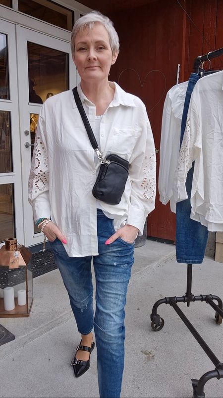 AIDA Bluse Hvit
